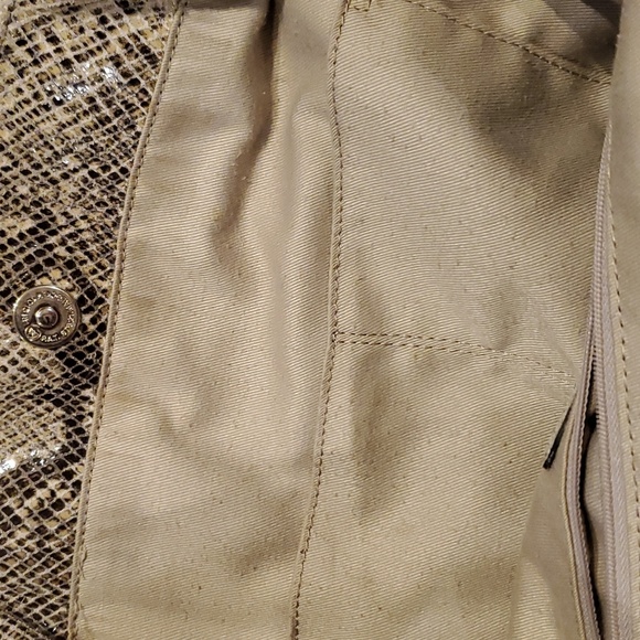 Halogen snakeskin patent leather tote - Picture 4 of 4